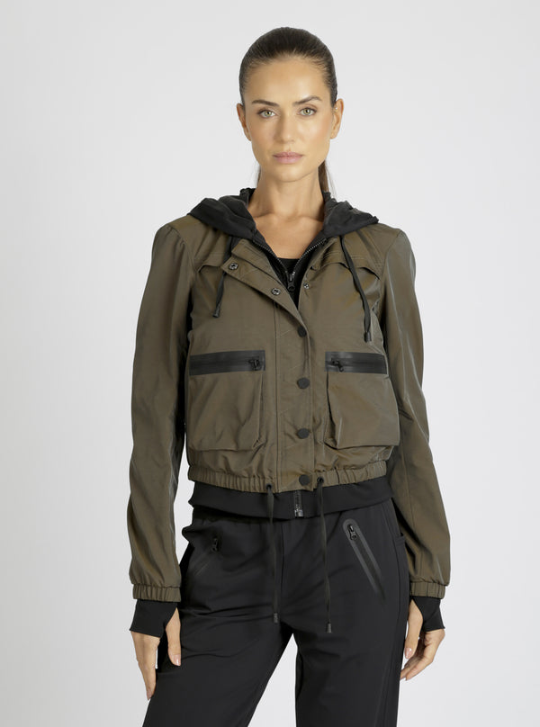 blanc noir Aurora Skyfall Jacket Olive