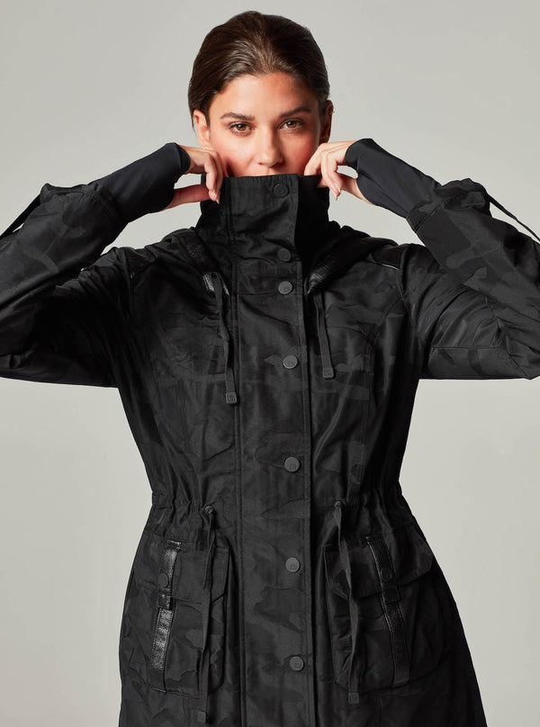 Blanc Noir Camo Anorak - Black Black Camo