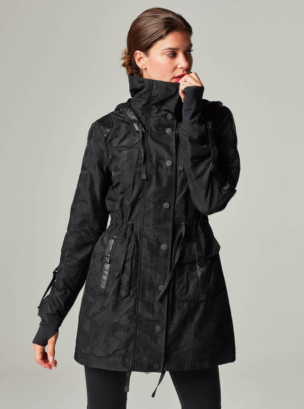 blanc noir Camo Anorak - Black Black Camo