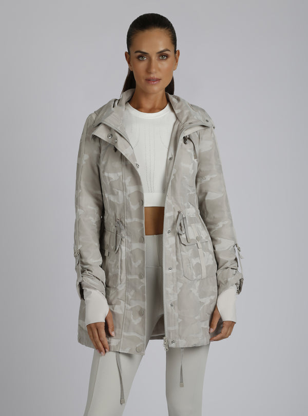 Blanc Noir Camo Anorak Pumice Stone