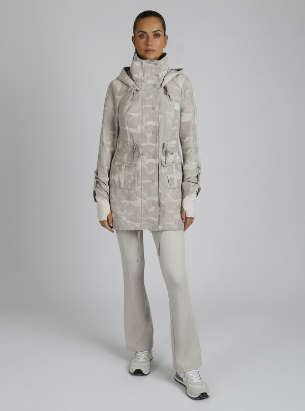 Blanc Noir Camo Anorak Pumice Stone