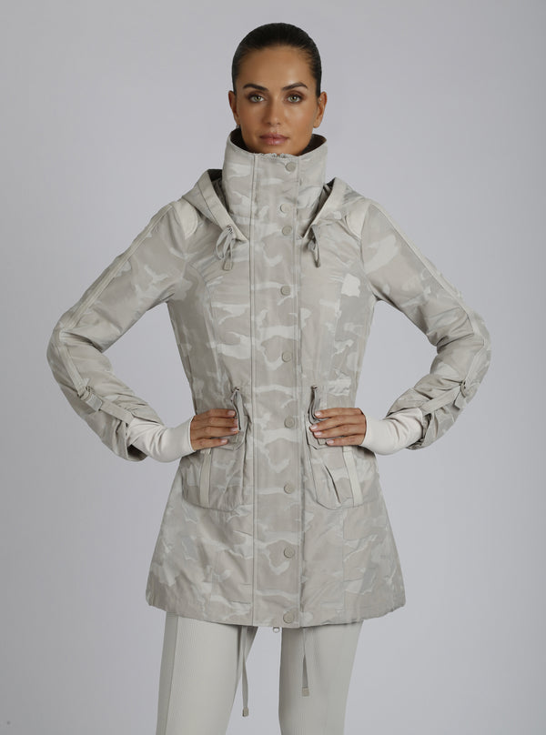 blanc noir Camo Anorak Pumice Stone