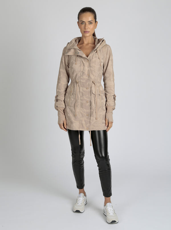 Blanc Noir Camo Anorak- Warm Taupe Warm Taupe Camo