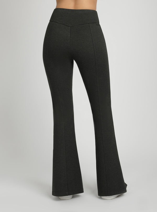 Blanc Noir Cara Split Hem Pant Black