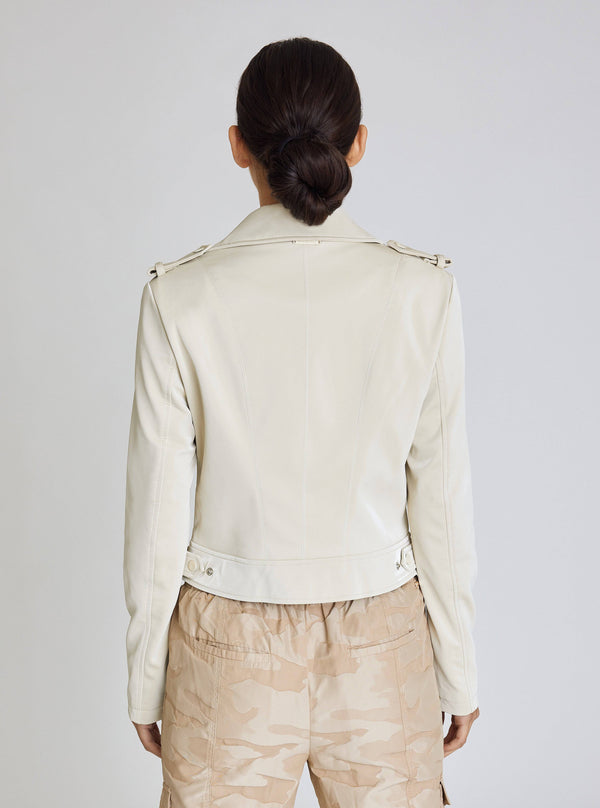 Blanc Noir City Classic Moto - FINAL SALE EGRET