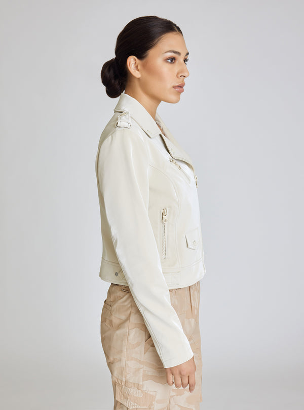 Blanc Noir City Classic Moto - FINAL SALE EGRET