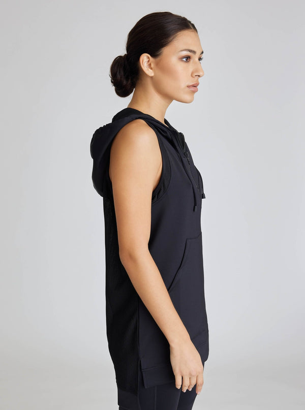 Blanc Noir COCOON VEST - FINAL SALE BLACK