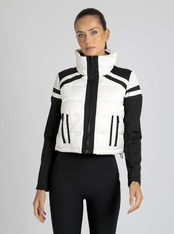 blanc noir Cyber Sport Jacket Bright White