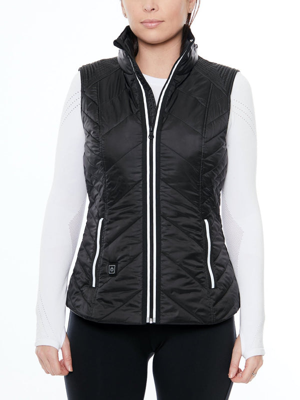 blanc noir HEAT SMART VEST - FINAL SALE BLACK