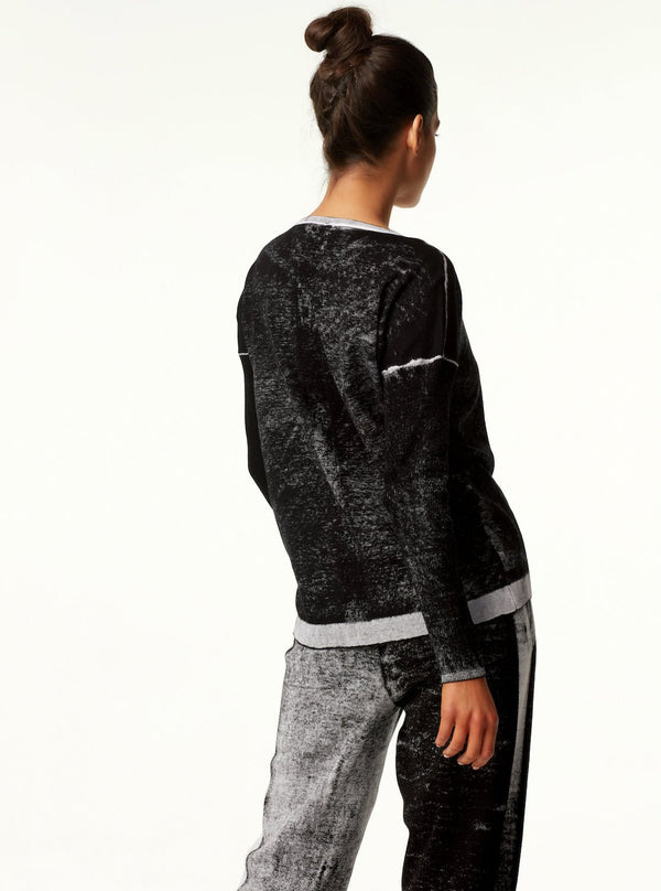 Blanc Noir Huntress Boyfriend Sweater - Black BLACK