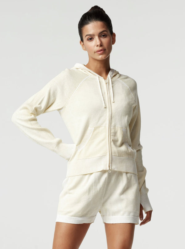 blanc noir HUNTRESS HOODIE MELLOW YELLOW