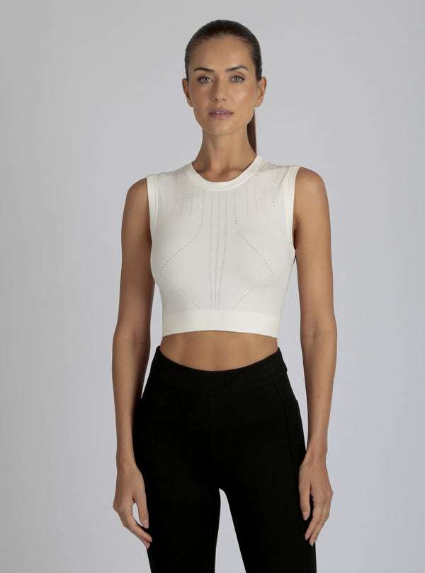 Blanc Noir Infinity Crop - White WHITE