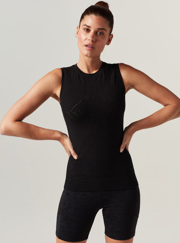 blanc noir Infinity Top - Black Black