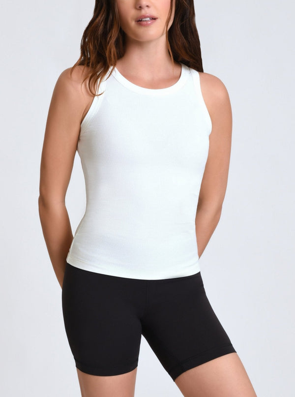 Blanc Noir Kiana Rib Tank Bright White