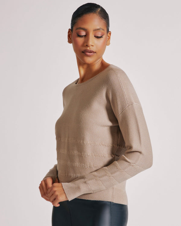 Blanc Noir LIMINAL SWEATER GREIGE