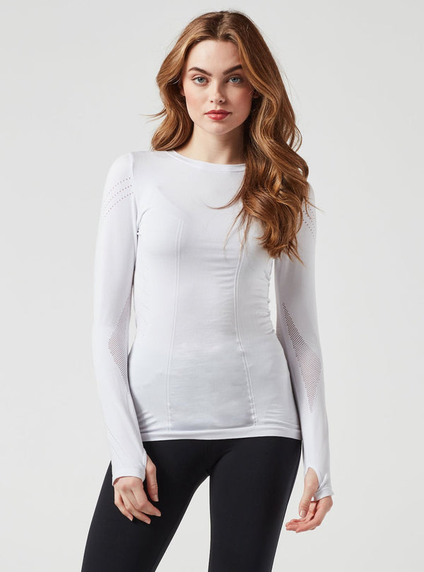 Blanc Noir LS Magnetic Top - White WHITE