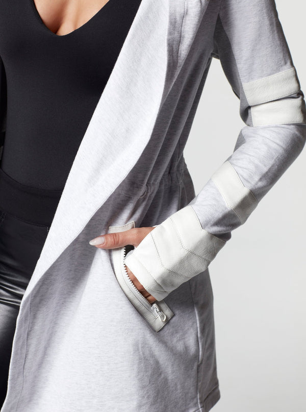 Blanc Noir MAITRI TRAVELER JACKET Pearl White