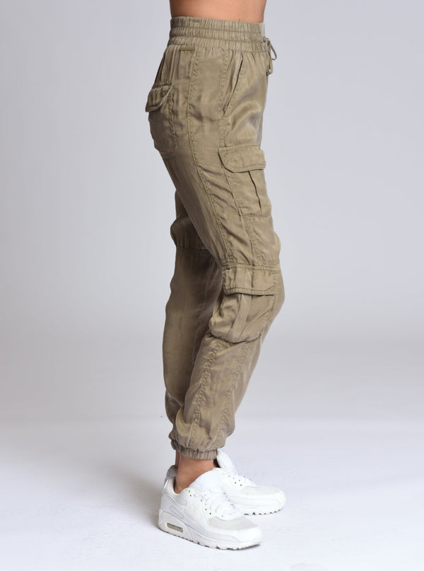 Blanc Noir Phoenix Tencel Cargo Jogger Burnt Olive