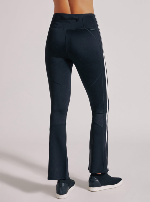 Blanc Noir Racing Stripe Bootcut Legging BLACK