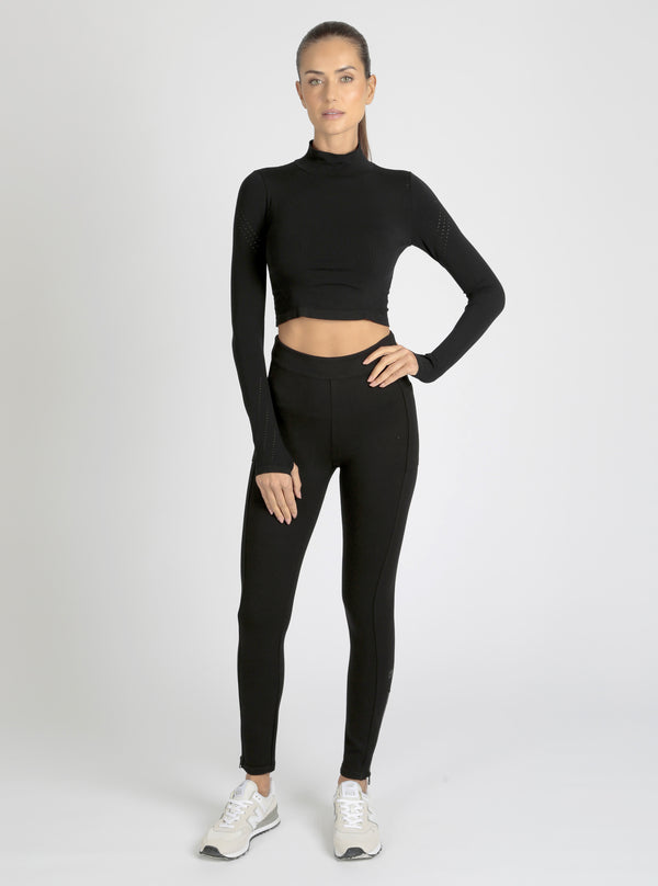 Blanc Noir Seamless Mock Black