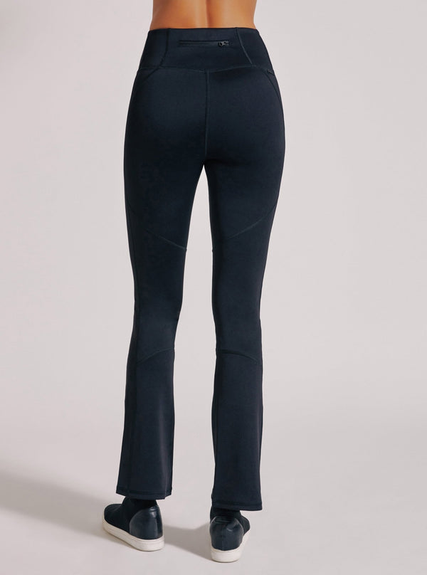 Blanc Noir Solid Bootcut Legging - Black BLACK