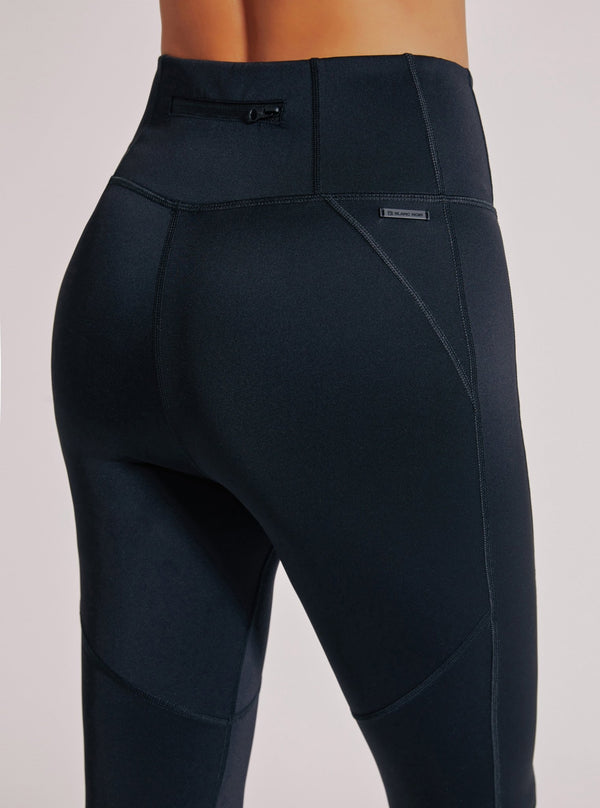 Blanc Noir Solid Bootcut Legging - Black BLACK