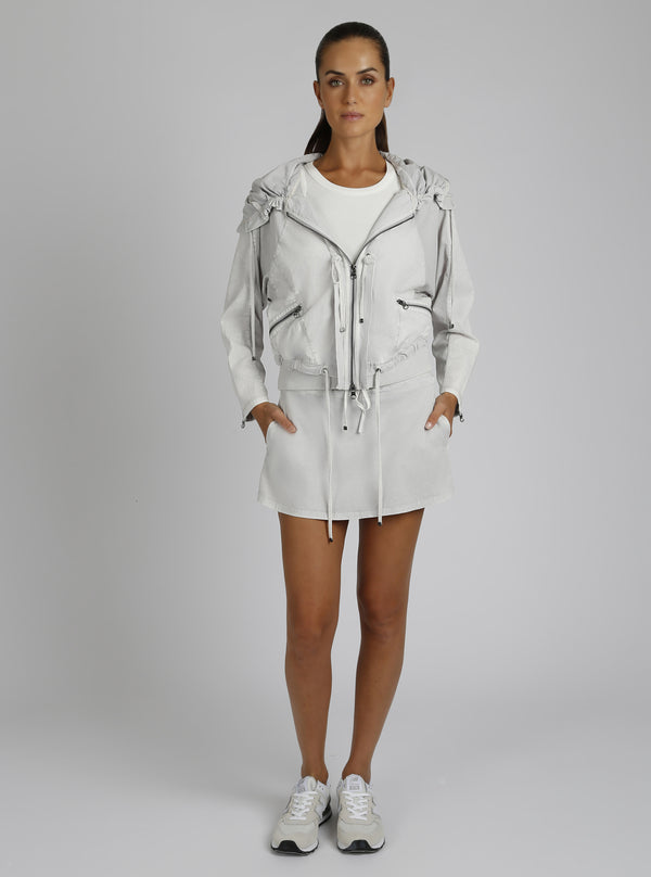 Blanc Noir Summer Skort Optic-white