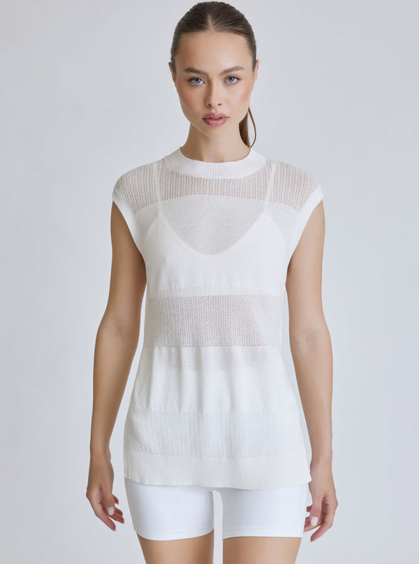 blanc noir SUMMER TUNIC - FINAL SALE WHITE