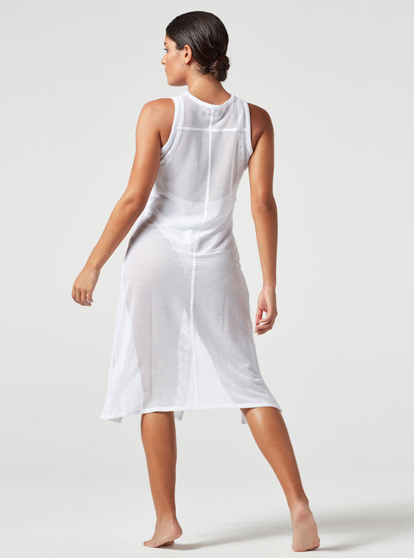 Blanc Noir TAIYO MESH TUNIC - FINAL SALE WHITE