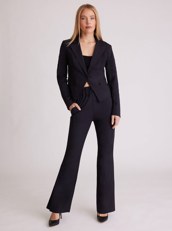 Blanc Noir Tectonic Blazer Black