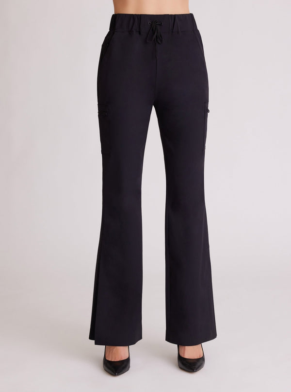 blanc noir Tectonic Kick Flare Pant - Black Black