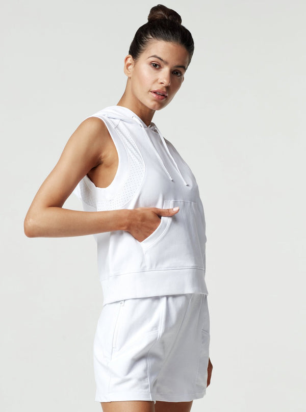 Blanc Noir TEMPEST HOODIE- Final Sale WHITE