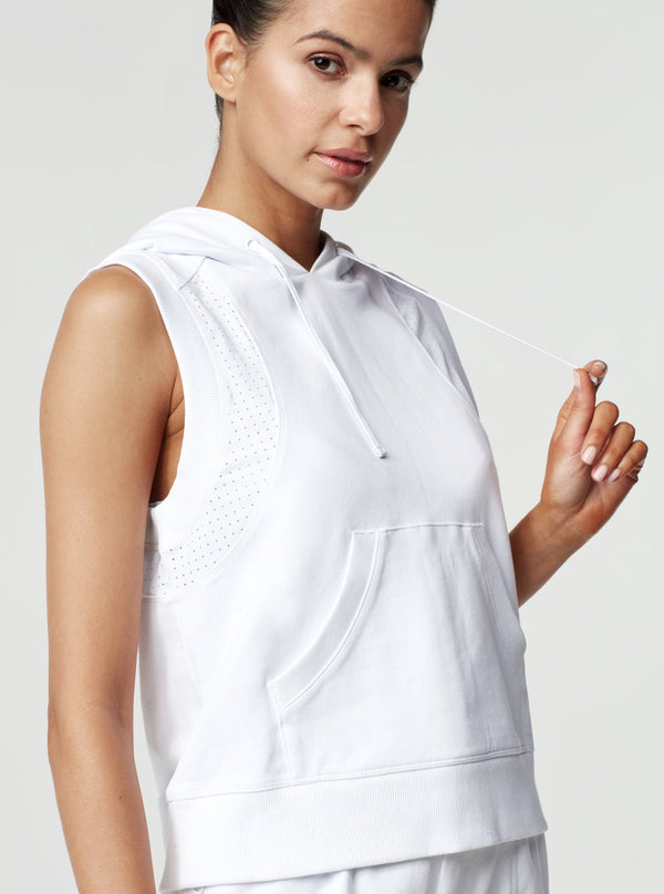 Blanc Noir TEMPEST HOODIE- Final Sale WHITE