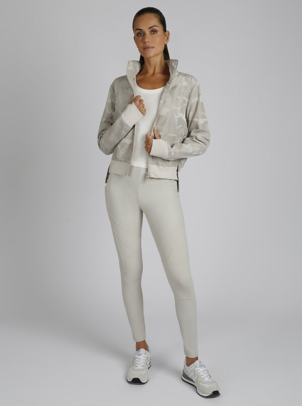 Blanc Noir Violette Camo Bomber Pumice Stone Camo