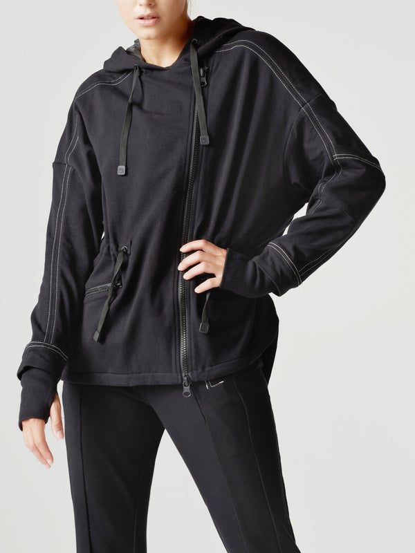 Blanc Noir YOLO STITCH ANORAK FINAL SALE Black