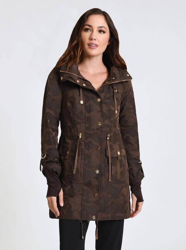 blanc noir Camo Anorak Gold Collection - FINAL SALE Dark Chocolate Camo