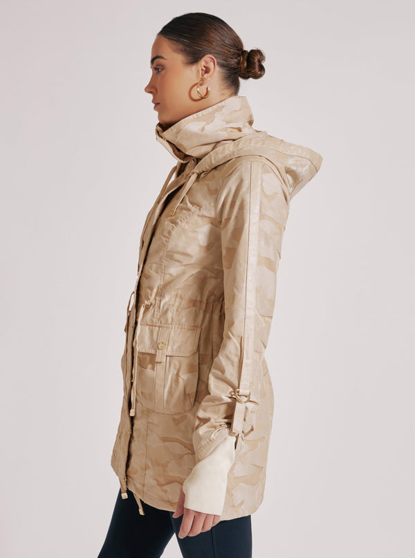 Blanc Noir Camo Anorak Gold - Irish Cream FINAL SALE Irish Cream/Gold