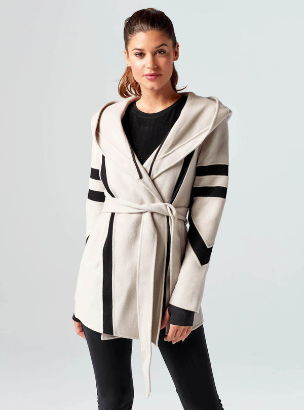 Blanc Noir HANDMADE WOOL TRAVELER JACKET - FINAL SALE Pumice Stone