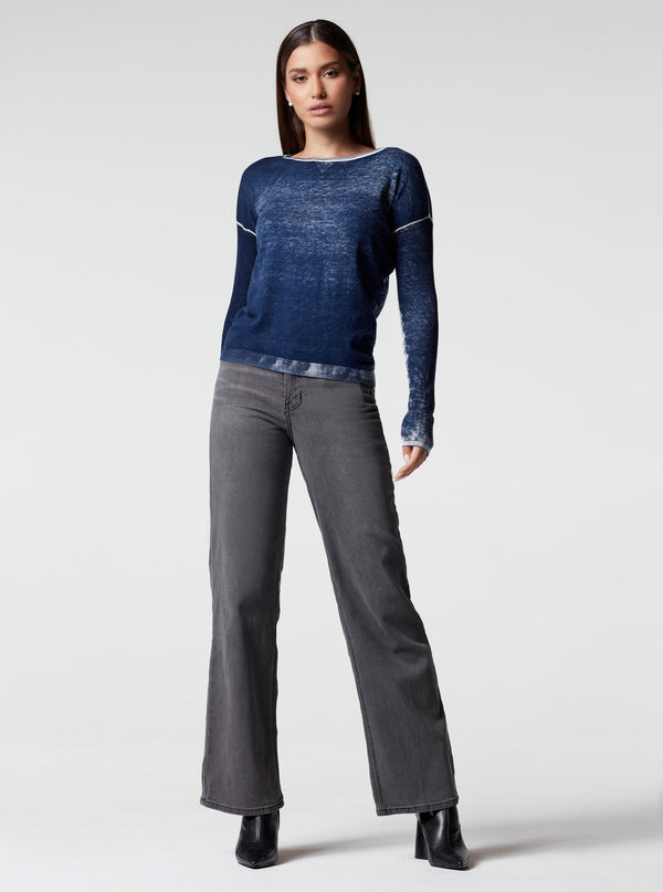 Blanc Noir Huntress Boyfriend Sweater - Dress Blues DRESS BLUES