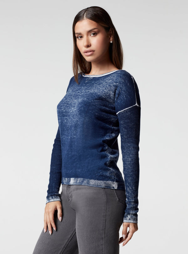 Blanc Noir Huntress Boyfriend Sweater - Dress Blues DRESS BLUES