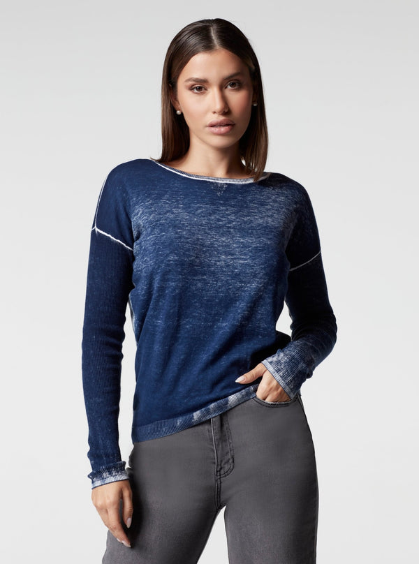blanc noir Huntress Boyfriend Sweater - Dress Blues DRESS BLUES
