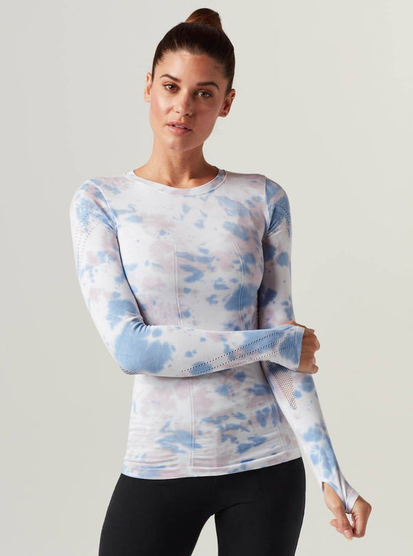 Blanc Noir LS Magnetic Top - Mojave Dawn Pastel - Final Sale Mojave Dawn Wash Tie-Dye