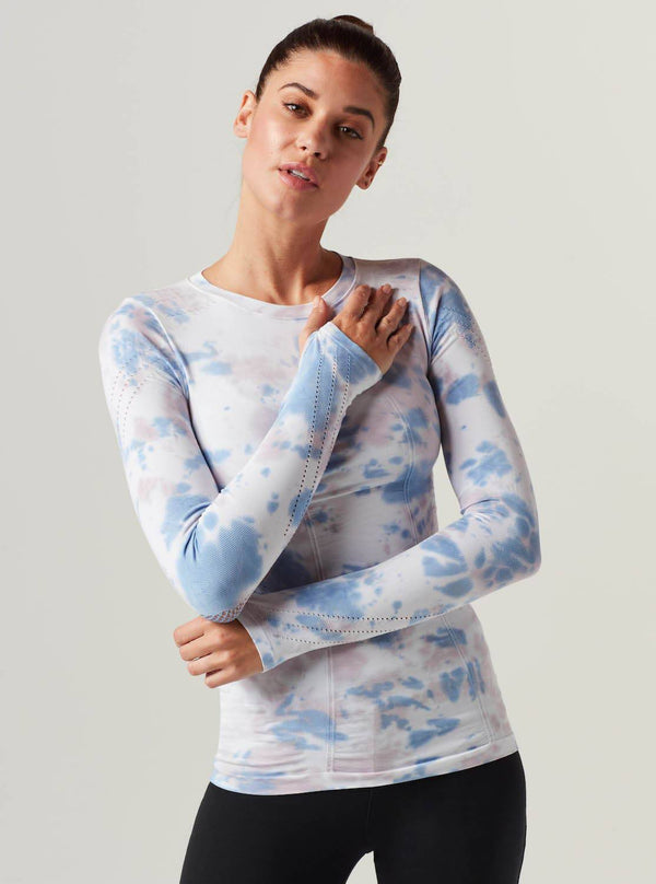 Blanc Noir LS Magnetic Top - Mojave Dawn Pastel - Final Sale Mojave Dawn Wash Tie-Dye