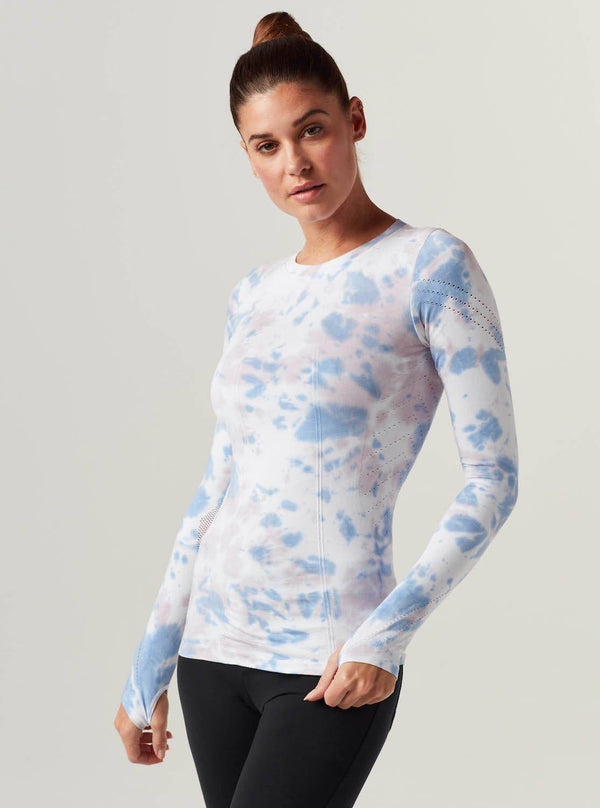 Blanc Noir LS Magnetic Top - Mojave Dawn Pastel - Final Sale Mojave Dawn Wash Tie-Dye