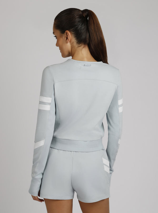 Blanc Noir Maitri Sweatshirt Pearl Blue / Optic White