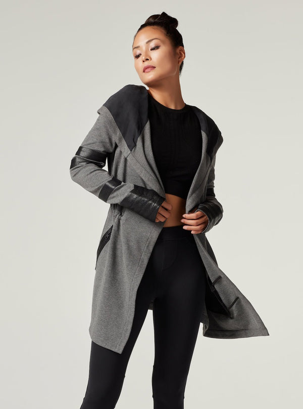 Blanc Noir Maitri Traveler Jacket Charcoal Heather/Black