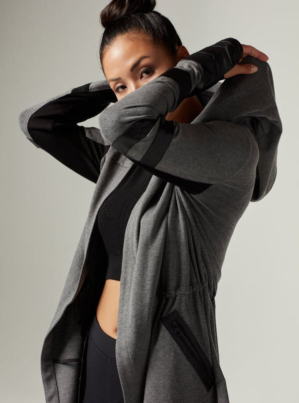 blanc noir Maitri Traveler Jacket Charcoal Heather/Black