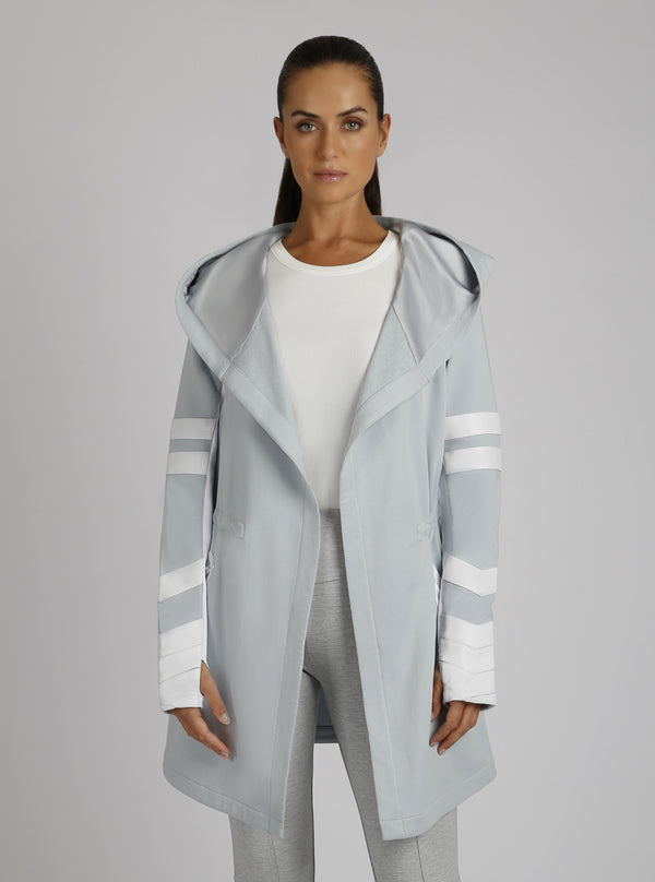 blanc noir Maitri Traveler Jacket Pearl Blue / Optic White