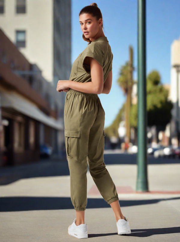 Blanc Noir Mastermind Jumpsuit - Mermaid Green Mermaid