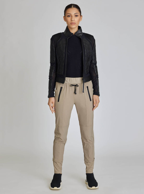 Blanc Noir Mastermind Moto Pant - Greige FINAL SALE Greige